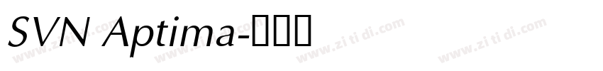 SVN Aptima字体转换